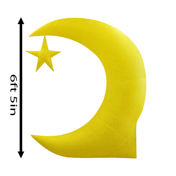 Crescent Moon and Star Inflatable
