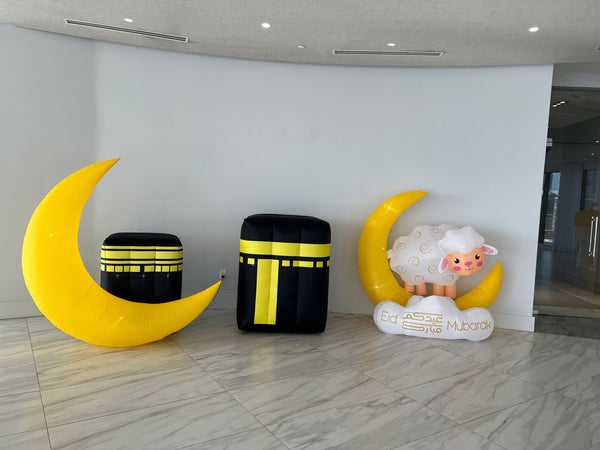 Kaaba with Crescent Moon Inflatable