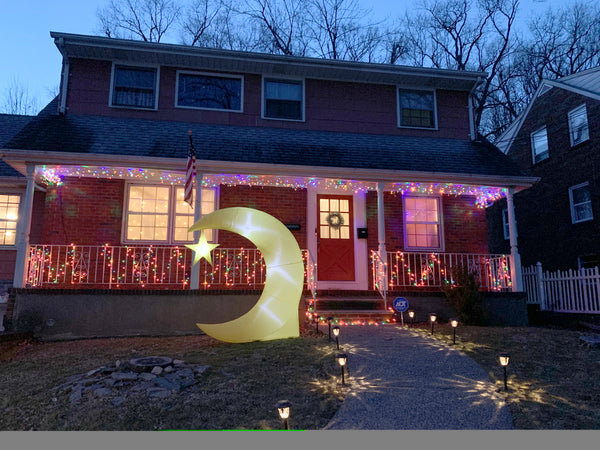 Crescent Moon and Star Inflatable