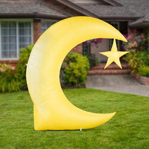 Crescent Moon and Star Inflatable