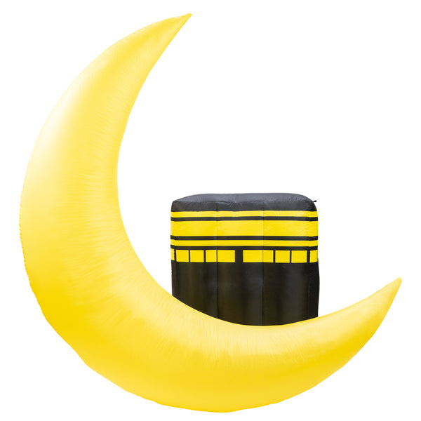 Kaaba with Crescent Moon Inflatable